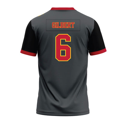 Ferris State - NCAA Football : James Gilbert - Graphite Premium Football Jersey