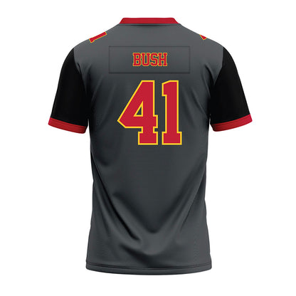 Ferris State - NCAA Football : Michael Bush - Graphite Premium Football Jersey-1