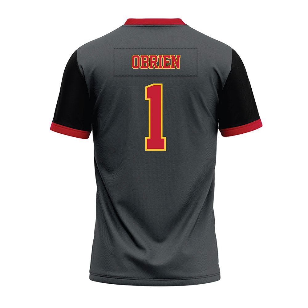 Ferris State - NCAA Football : Emari O'Brien - Graphite Premium Football Jersey