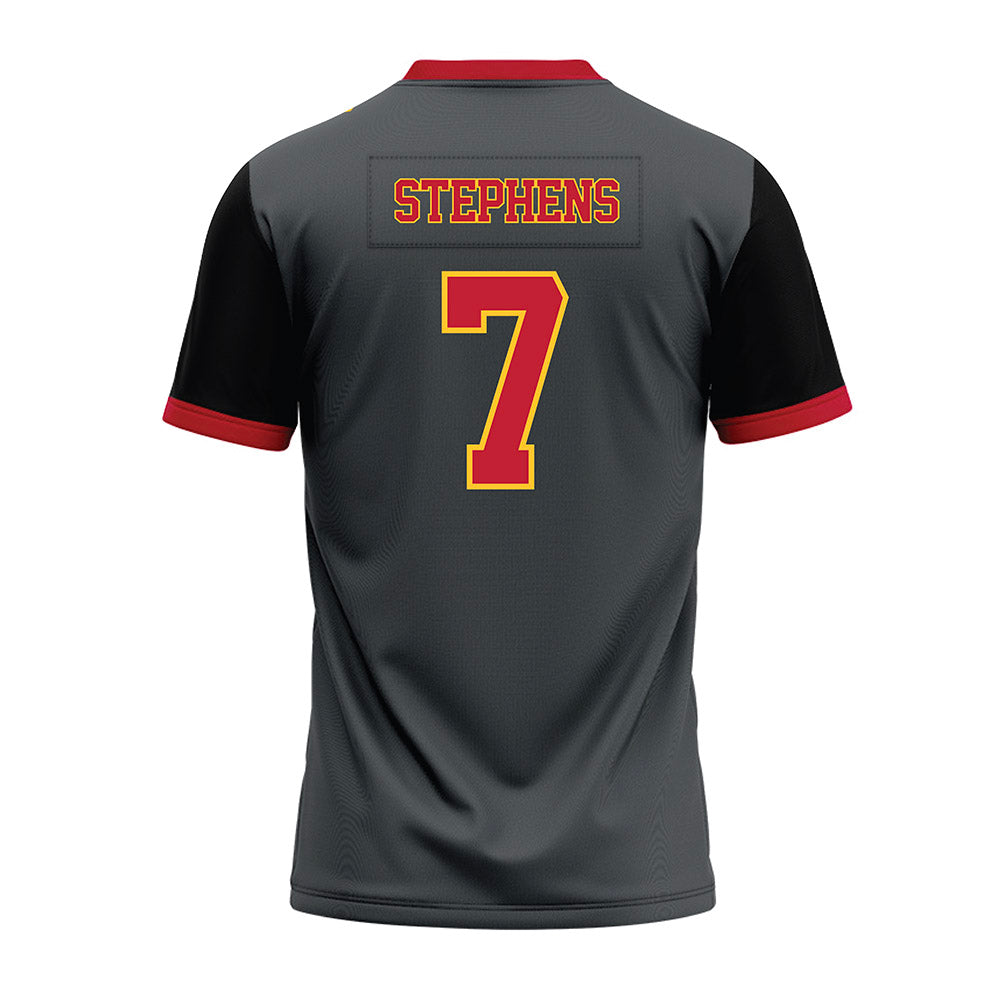 Ferris State - NCAA Football : Shon Stephens - Graphite Premium Football Jersey-1