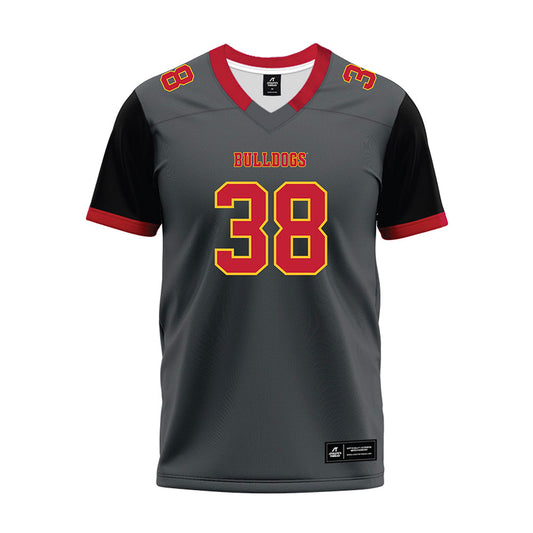 Ferris State - NCAA Football : Levi Tuinstra - Graphite Premium Football Jersey