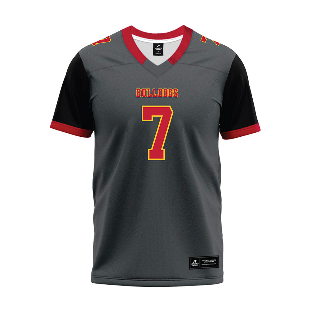 Ferris State - NCAA Football : Gyasi Mattison - Graphite Premium Football Jersey