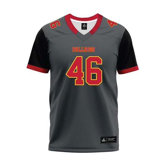 Ferris State - NCAA Football : Ethan Sossen - Graphite Premium Football Jersey