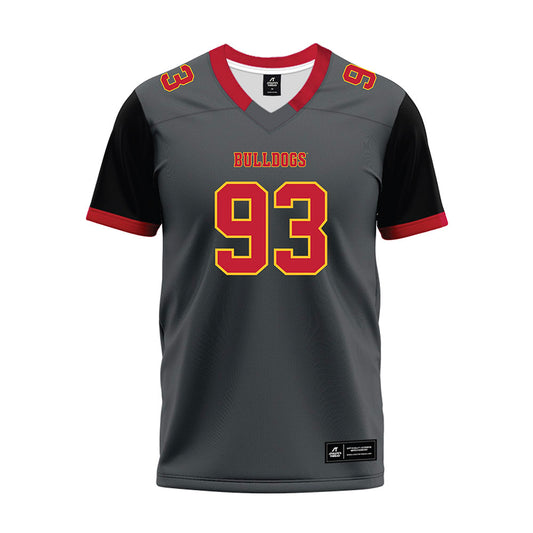 Ferris State - NCAA Football : Erick Seabrook - Graphite Premium Football Jersey-0
