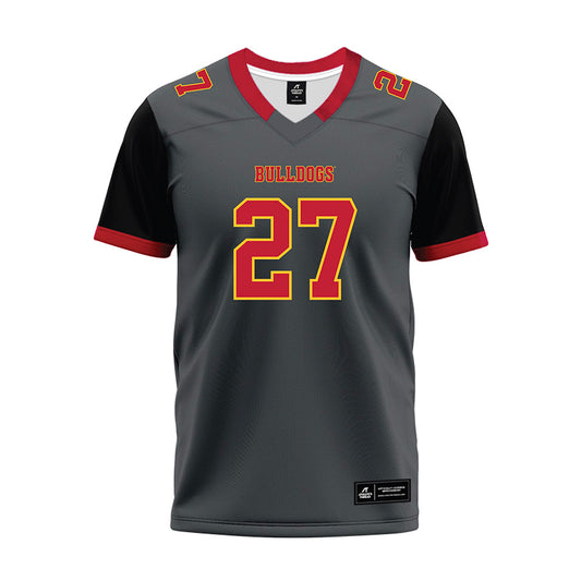 Ferris State - NCAA Football : Ben Sporman - Graphite Premium Football Jersey