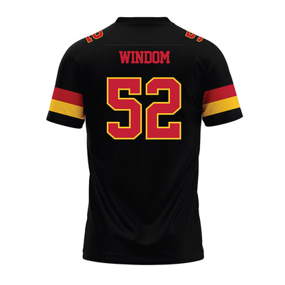 Ferris State - NCAA Football : Jarvis Windom - Black Premium Football Jersey