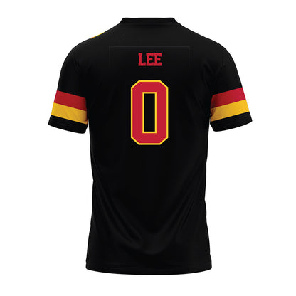 Ferris State - NCAA Football : Jeremiah Lee - Black Premium Football Jersey