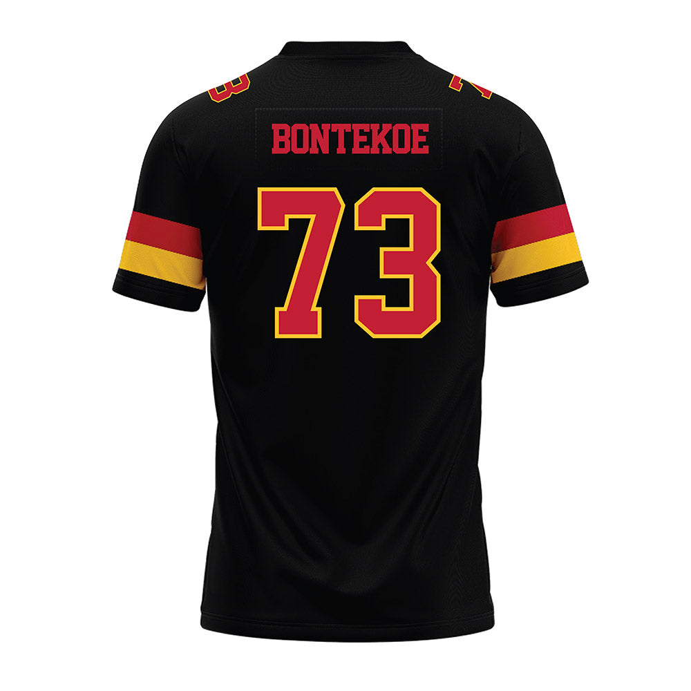 Ferris State - NCAA Football : Mack Bontekoe - Black Premium Football Jersey-1