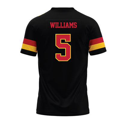 Ferris State - NCAA Football : Jason Williams - Black Premium Football Jersey