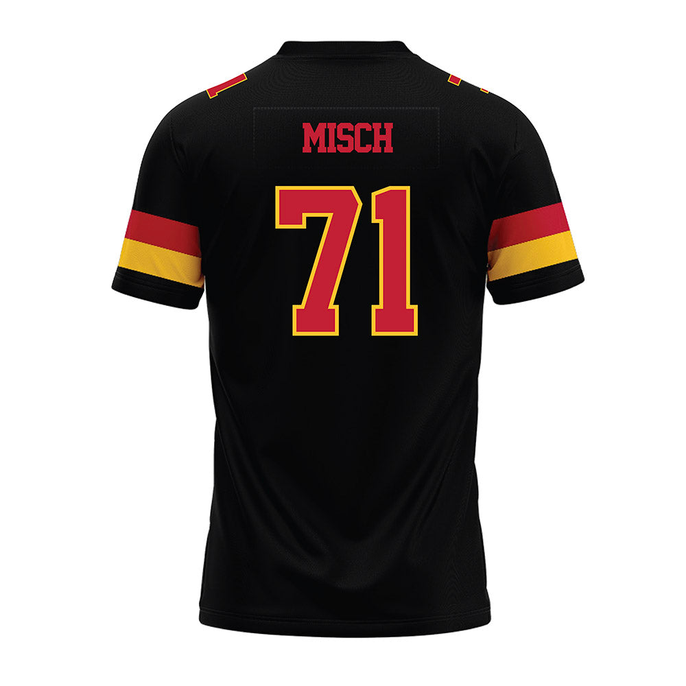 Ferris State - NCAA Football : Matthew Misch - Black Premium Football Jersey-1