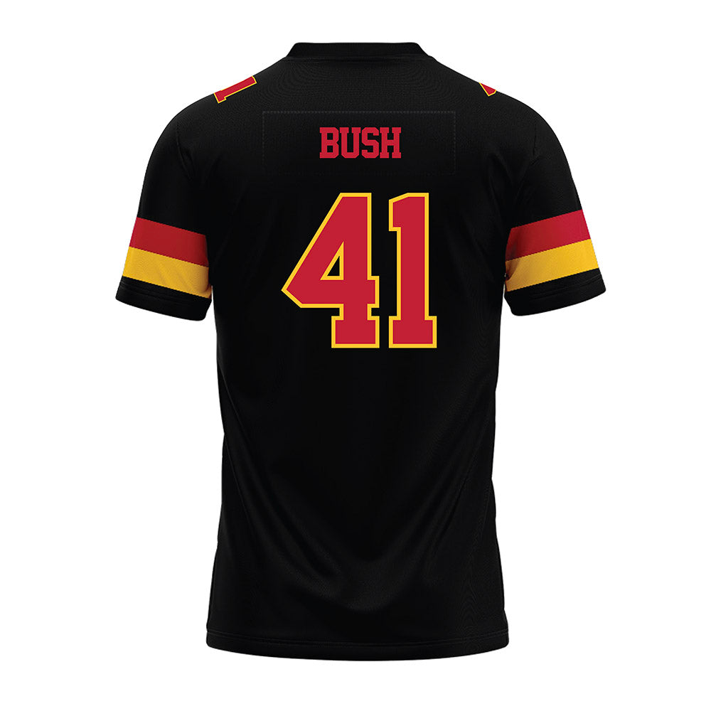 Ferris State - NCAA Football : Michael Bush - Black Premium Football Jersey-1