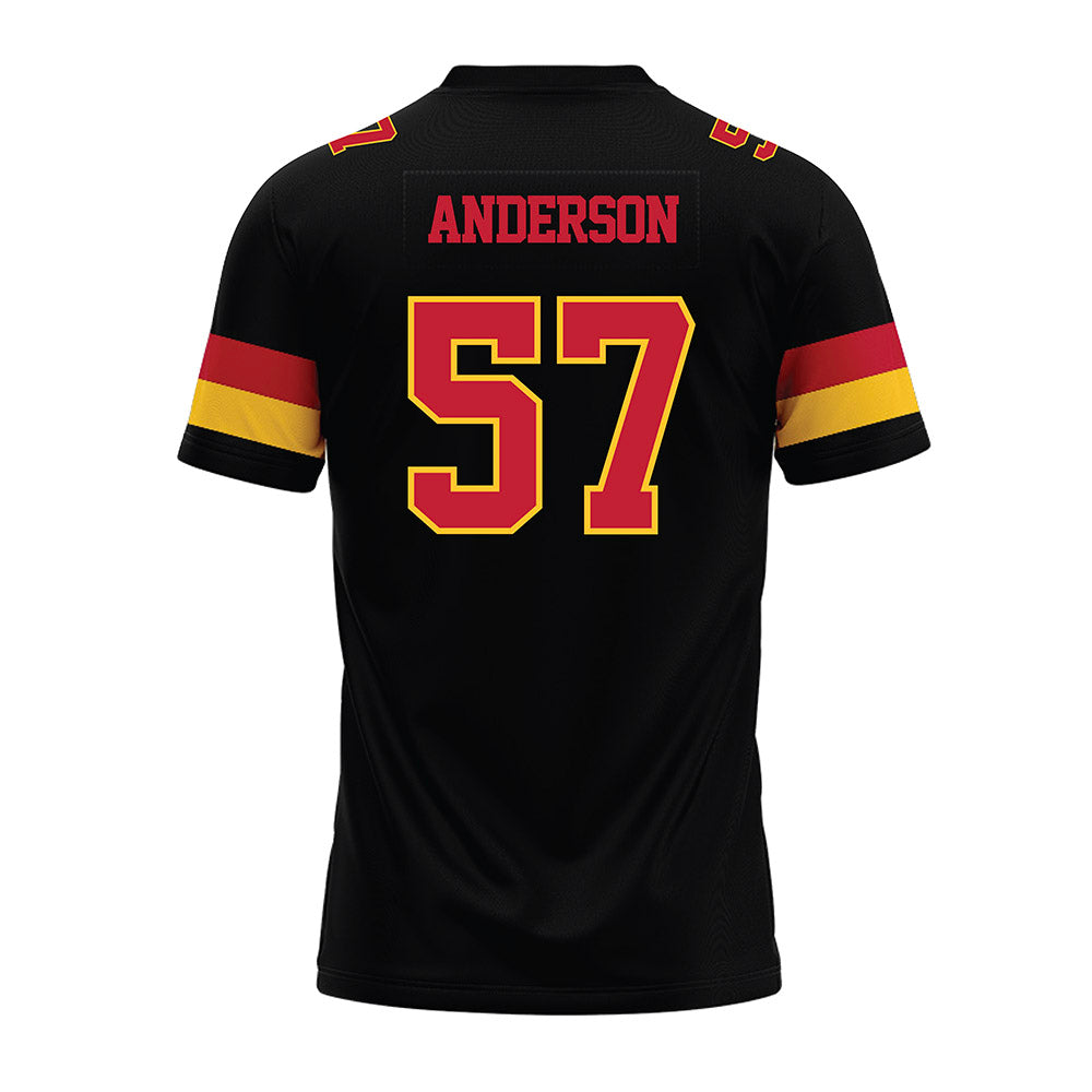 Ferris State - NCAA Football : Derek Anderson - Black Premium Football Jersey-1