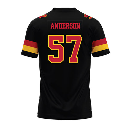 Ferris State - NCAA Football : Derek Anderson - Black Premium Football Jersey-1