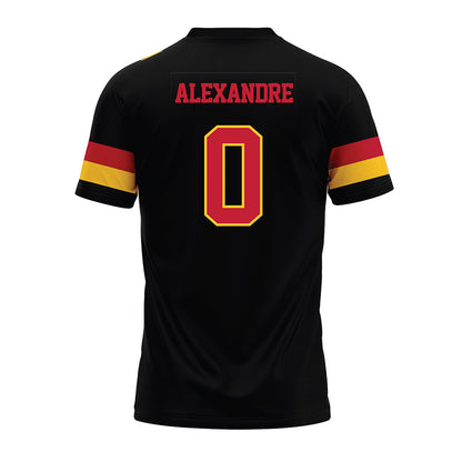 Ferris State - NCAA Football : Jacarvis Alexandre - Black Premium Football Jersey