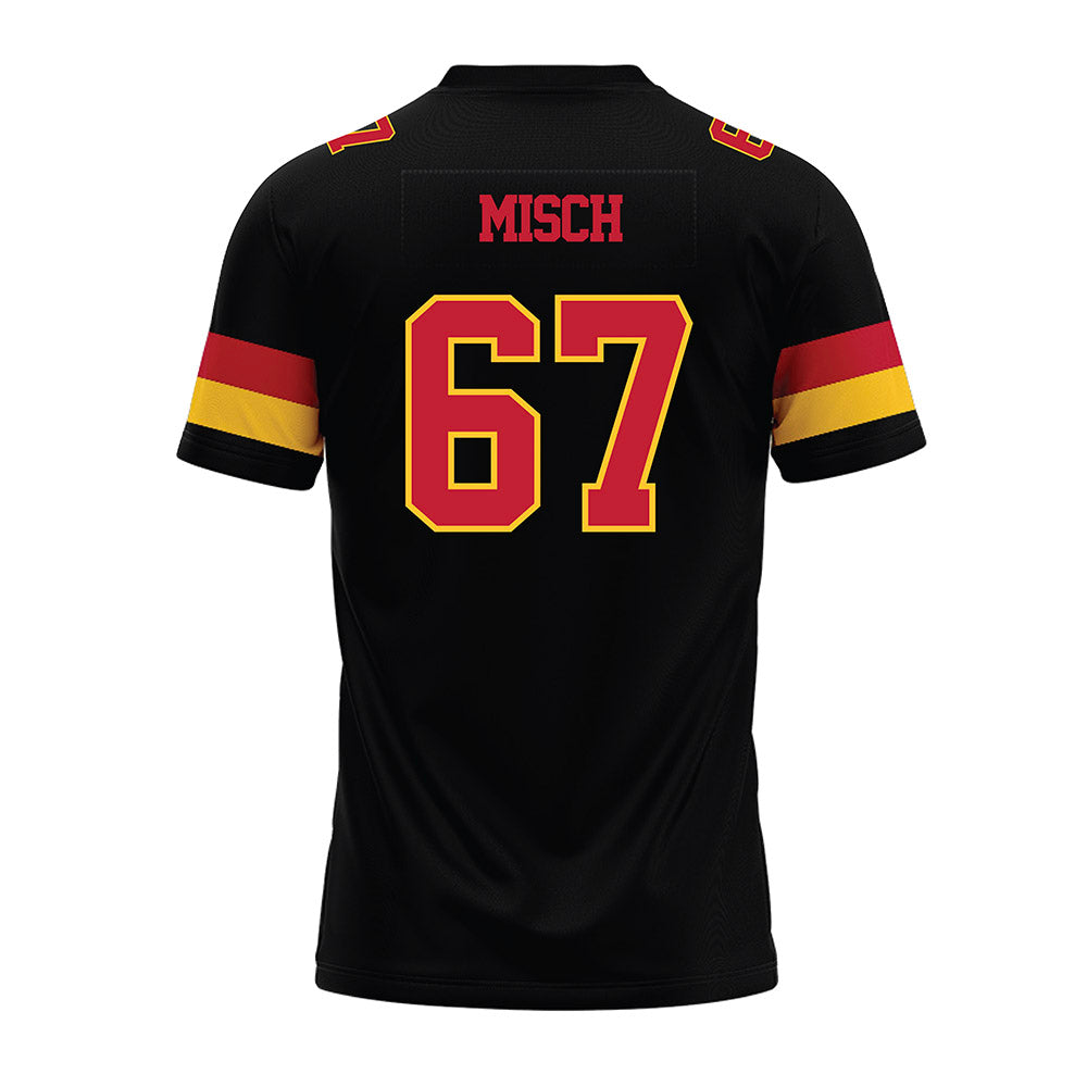 Ferris State - NCAA Football : Matthew Misch - Black Premium Football Jersey-1