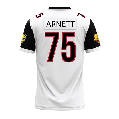 Ferris State - NCAA Football : Dayne Arnett - White Premium Football Jersey