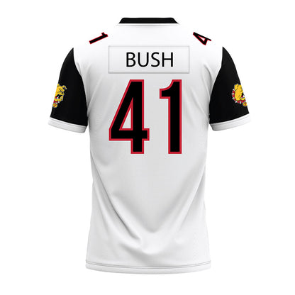 Ferris State - NCAA Football : Michael Bush - White Premium Football Jersey-1