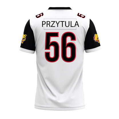 Ferris State - NCAA Football : Ben Przytula - White Premium Football Jersey-1