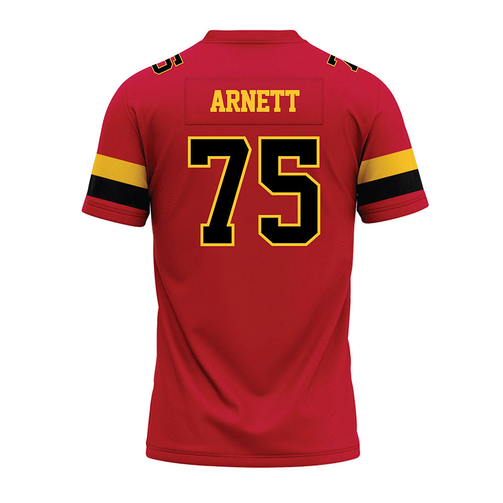 Ferris State - NCAA Football : Dayne Arnett - Red Premium Football Jersey