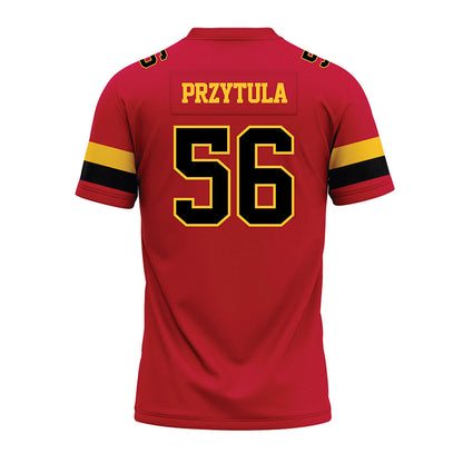 Ferris State - NCAA Football : Ben Przytula - Red Premium Football Jersey-1