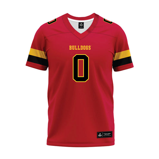 Ferris State - NCAA Football : Jeremiah Lee - Red Premium Football Jersey