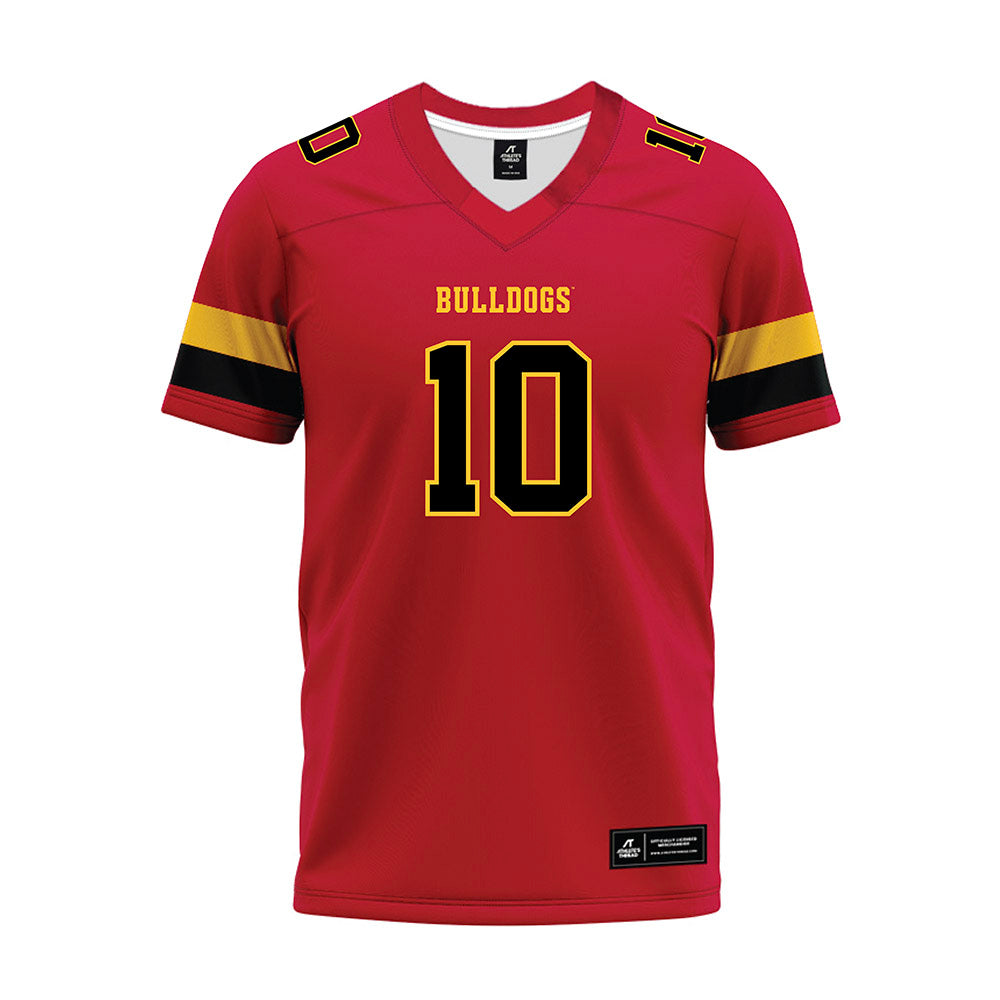 Ferris State - NCAA Football : Ralph Carter - Red Premium Football Jersey