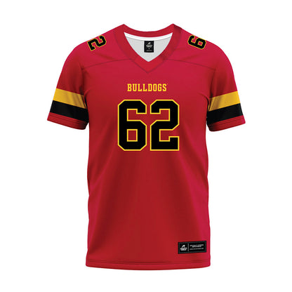 Ferris State - NCAA Football : Martaz Charles - Red Premium Football Jersey-0