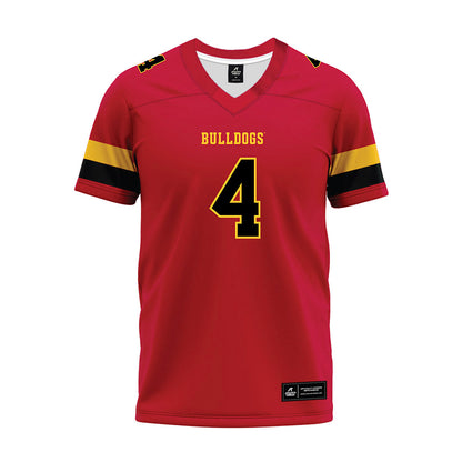 Ferris State - NCAA Football : Justin payoute - Red Premium Football Jersey