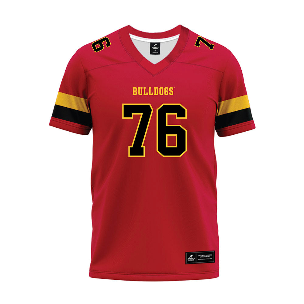 Ferris State - NCAA Football : Lawrence Hattar - Red Premium Football Jersey