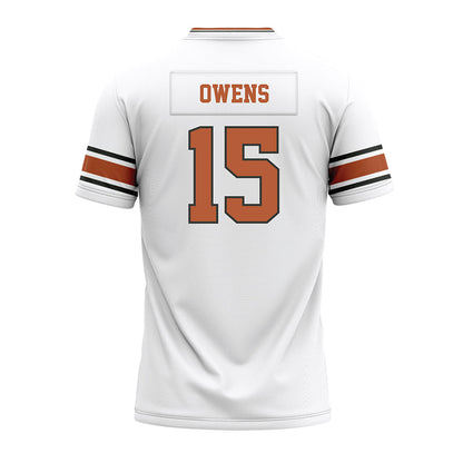 Texas - NCAA Football : Trey Owens - Premium Football Jersey-1