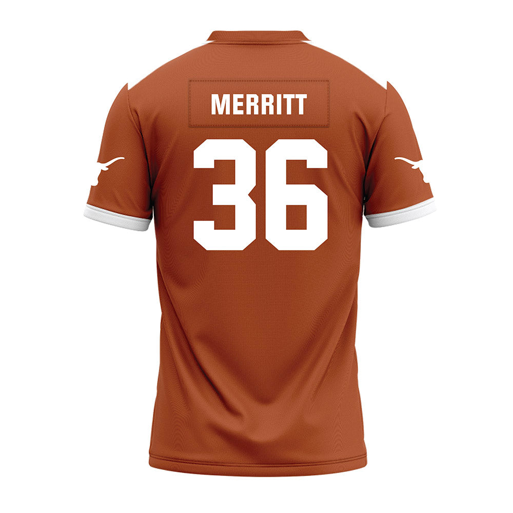 Texas - NCAA Football : Quinn Merritt - Premium Football Jersey