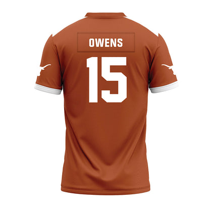 Texas - NCAA Football : Trey Owens - Premium Football Jersey-1