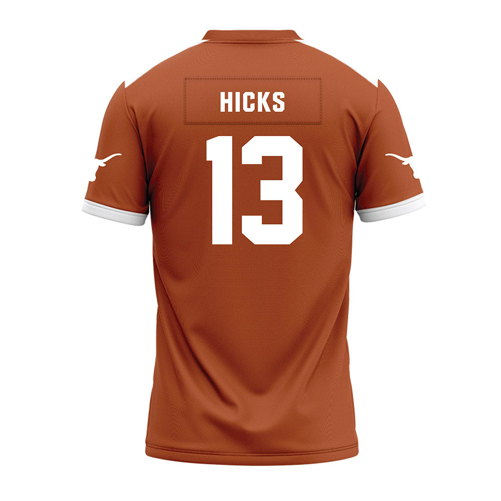 Texas - NCAA Football : Zelus Hicks - Premium Football Jersey-1