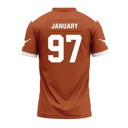 Texas - NCAA Football : Alex January - Premium Football Jersey