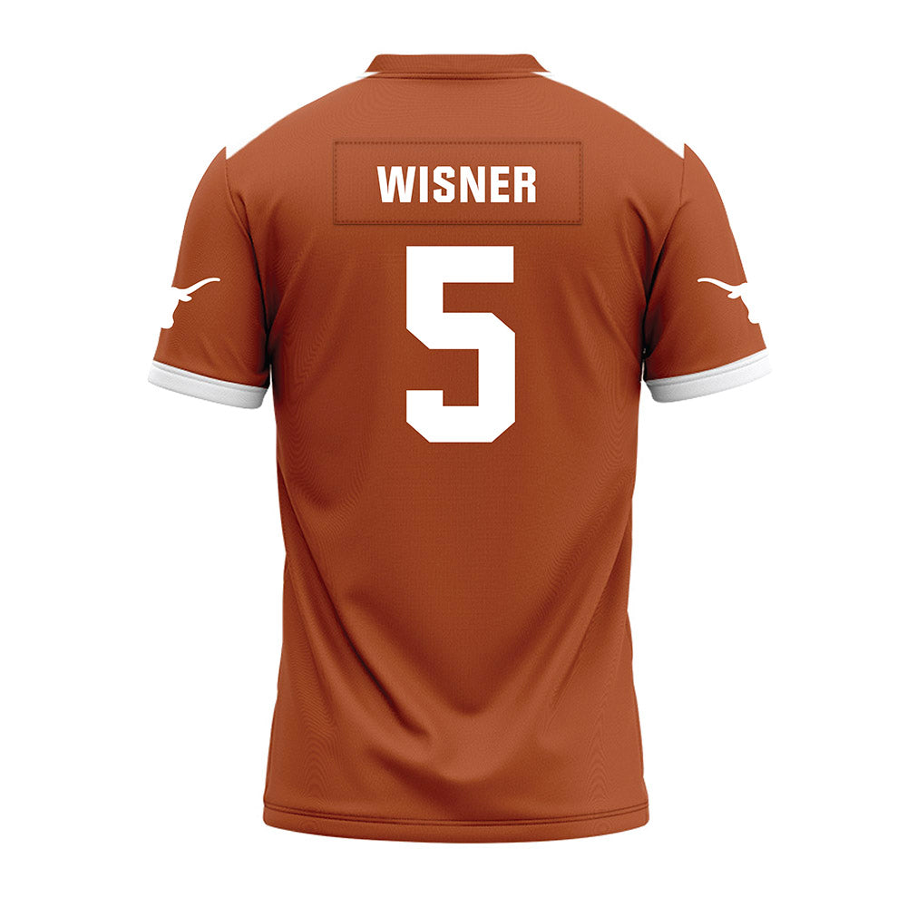 Texas - NCAA Football : Quintrevion Wisner - Premium Football Jersey-1