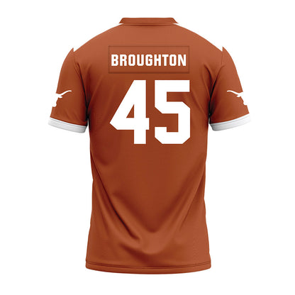 Texas - NCAA Football : Vernon Broughton - Premium Football Jersey