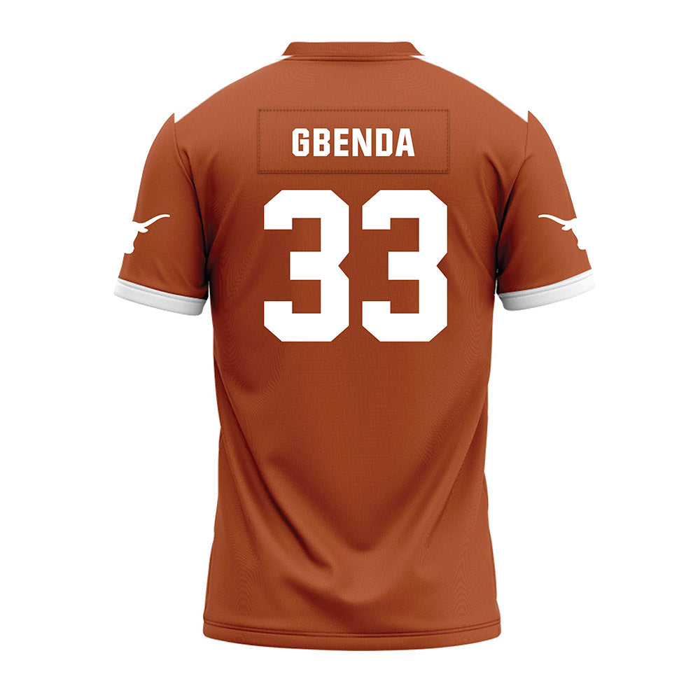 Texas - NCAA Football : David Gbenda - Premium Football Jersey