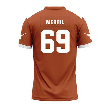 Texas - NCAA Football : Max Merril - Premium Football Jersey