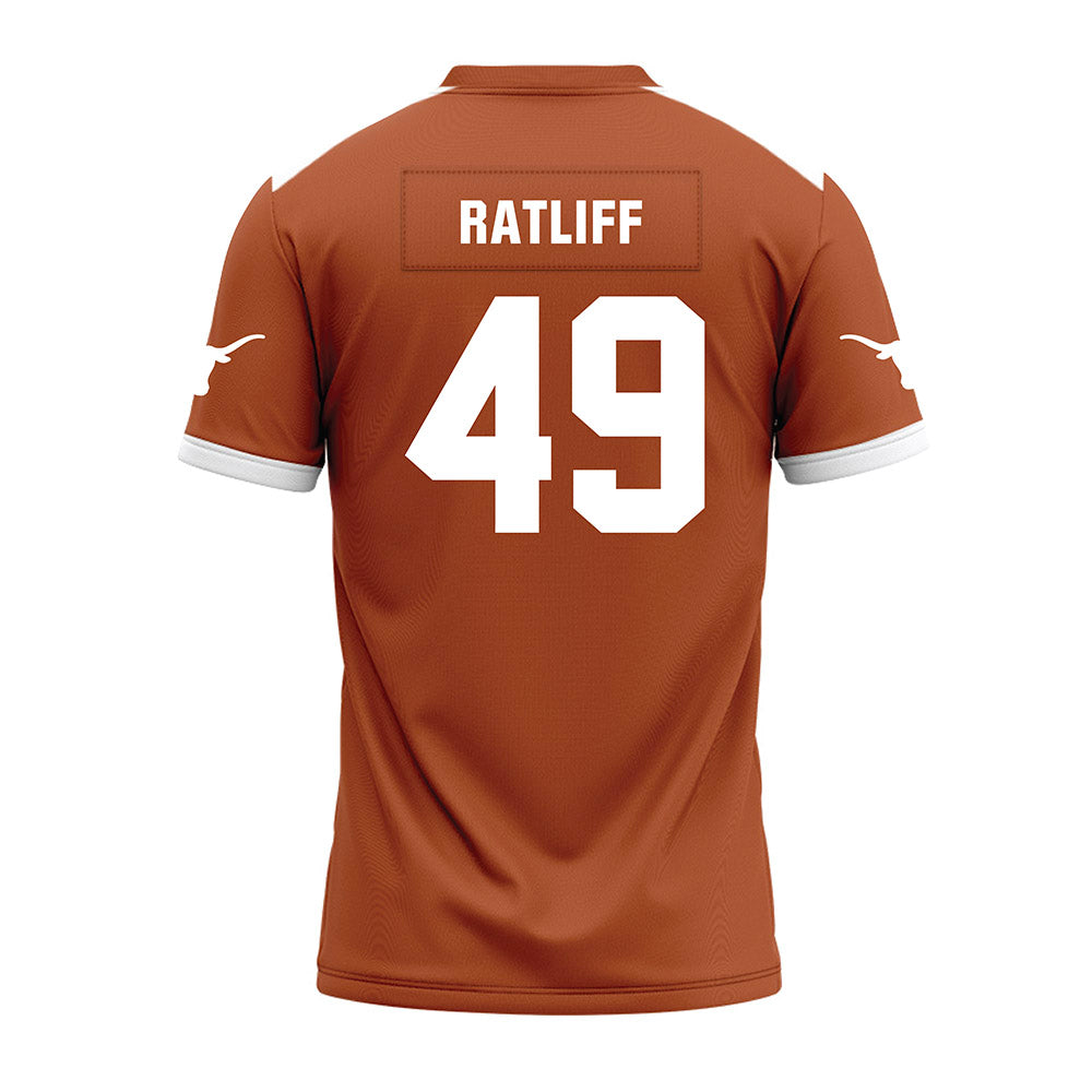 Texas - NCAA Football : Ian Ratliff - Premium Football Jersey