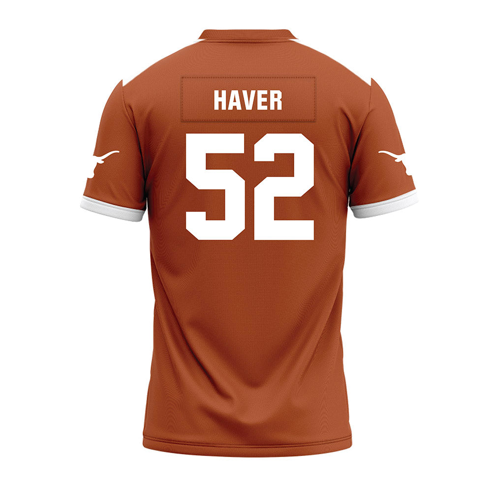 Texas - NCAA Football : Tate Haver - Premium Football Jersey