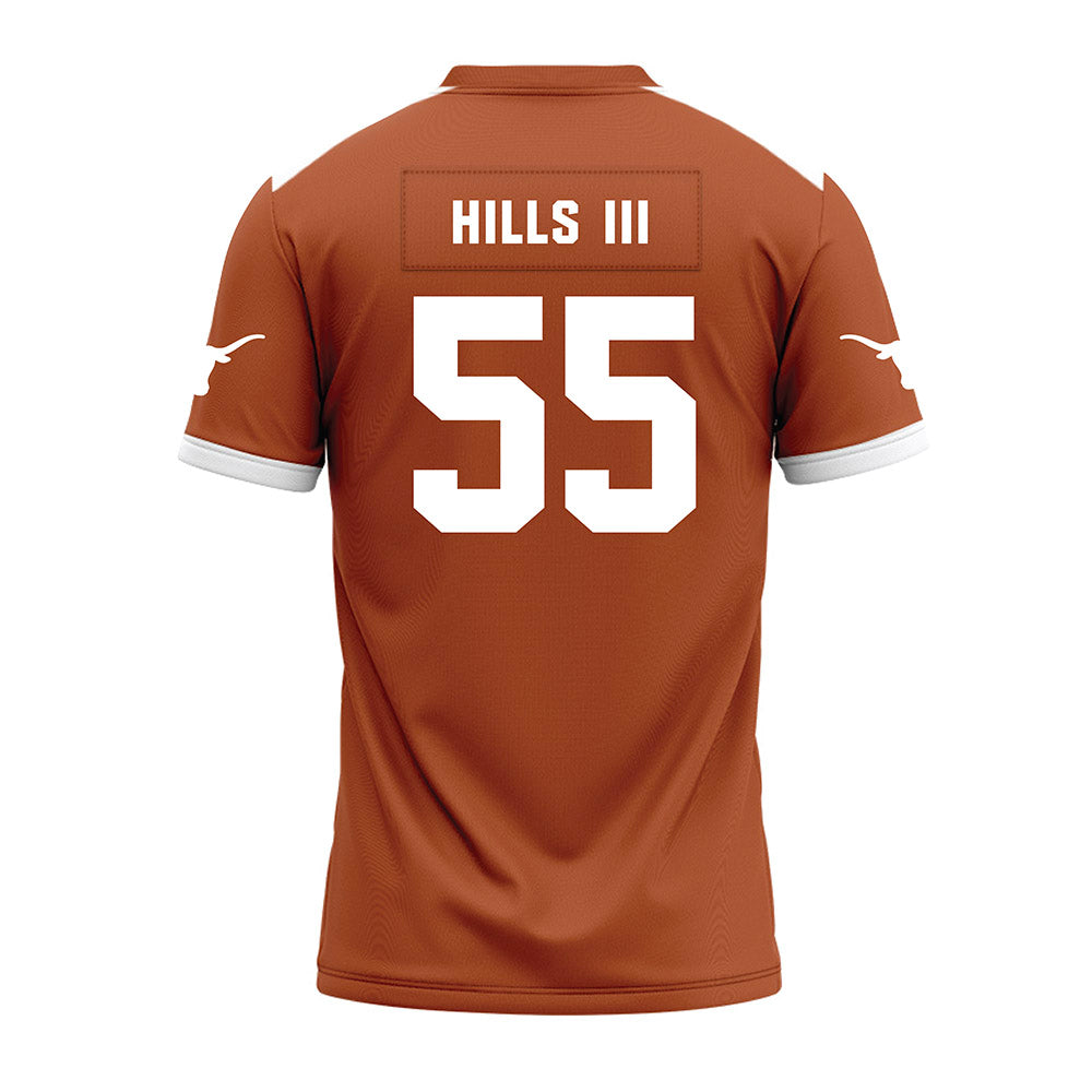 Texas - NCAA Football : Melvin Hills Iii - Premium Football Jersey