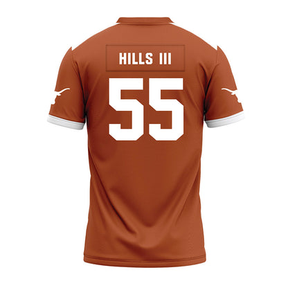 Texas - NCAA Football : Melvin Hills Iii - Premium Football Jersey