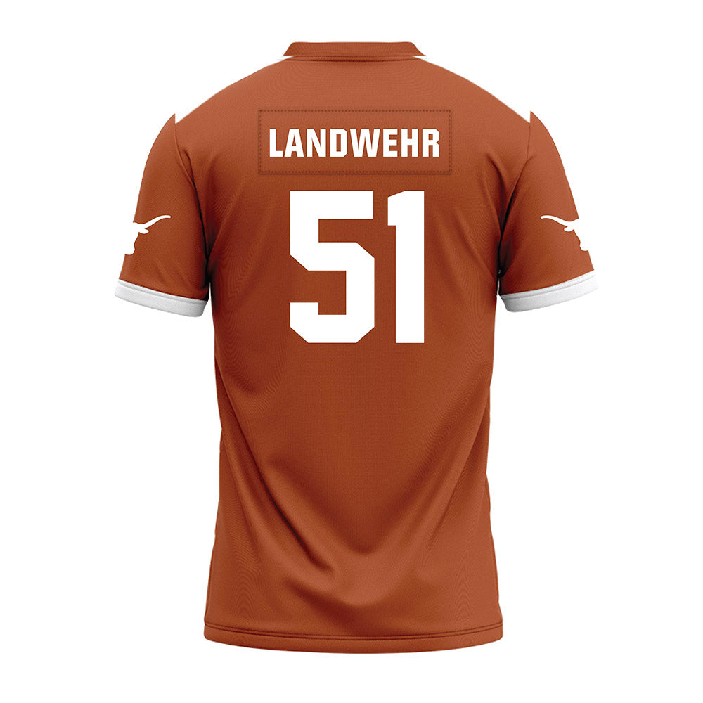 Texas - NCAA Football : Marshall Landwehr - Premium Football Jersey