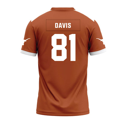 Texas - NCAA Football : Juan Davis - Premium Football Jersey