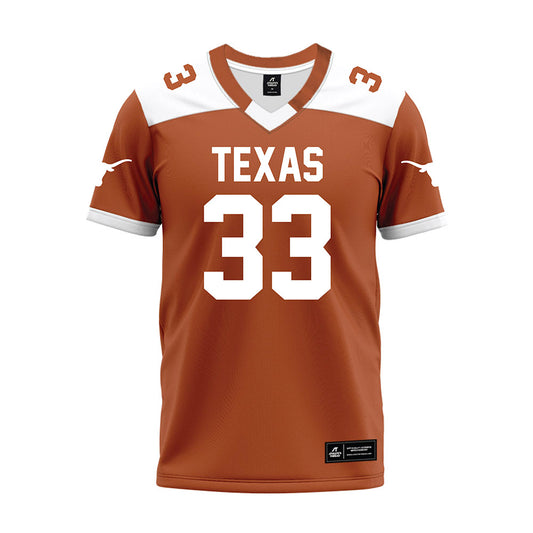 Texas - NCAA Football : Carson Berger - Premium Football Jersey-0