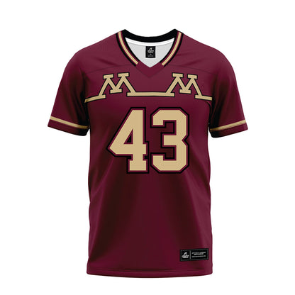 Minnesota - NCAA Football : Jakob Lutz - Premium Football Jersey-0
