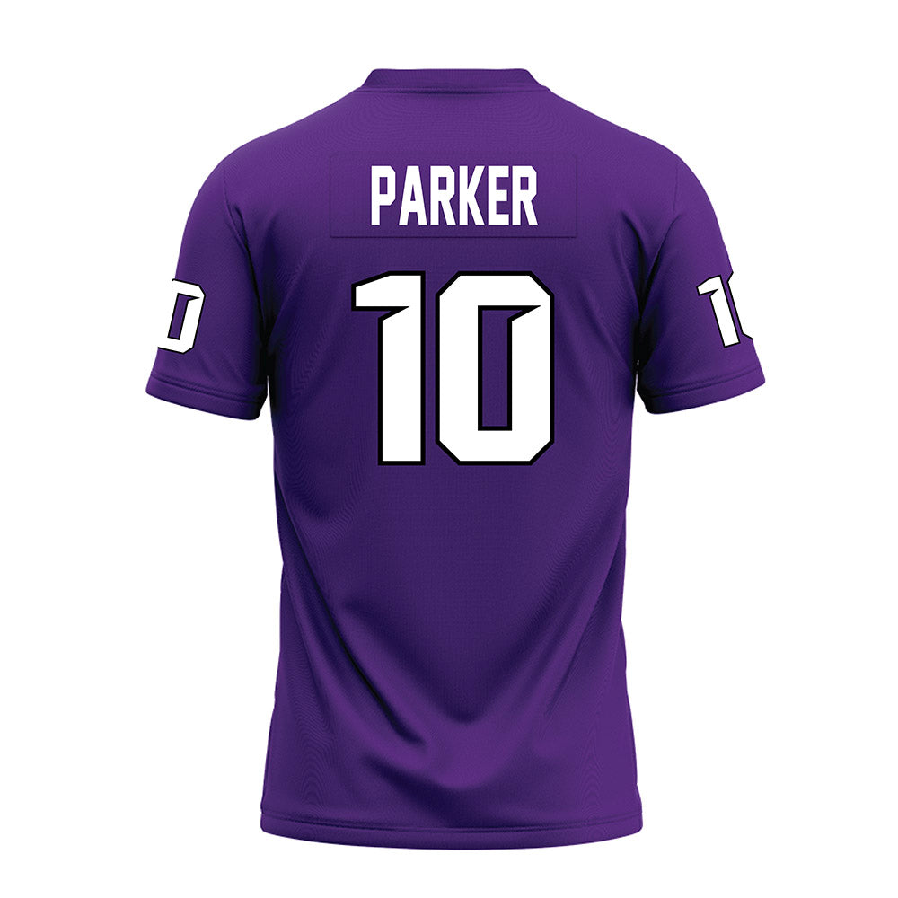 Tarleton State - NCAA Football : Bryce Parker - Purple Premium Football Jersey-1