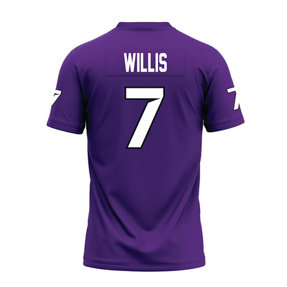Tarleton State - NCAA Football : Marquis Willis - Purple Premium Football Jersey-1