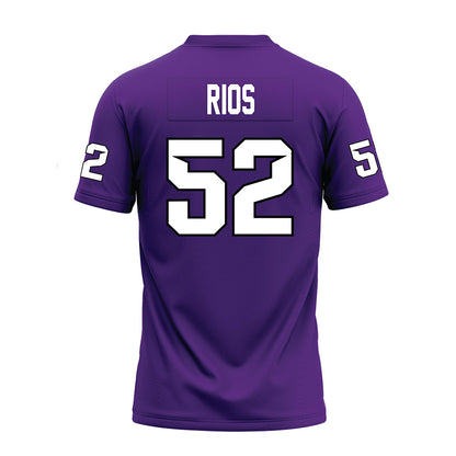 Tarleton State - NCAA Football : Robert Rios - Purple Premium Football Jersey