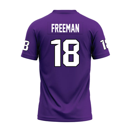 Tarleton State - NCAA Football : Matt Freeman - Purple Premium Football Jersey-1